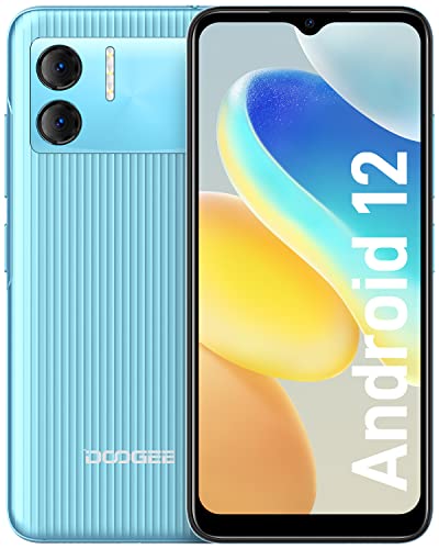 DOOGEE X98 Pro Mobile Phones SIM Free Unlocked, Android 12 Smartphone, 9GB+64GB/1TB Extension, Octa-Core, 6.52" HD+ Display, 4G Dual SIM Phones, 4200mAh, 12MP+8MP, GPS/OTG/Face ID, UK Version - Blue
