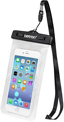 Waterproof Mobile Phone Case - IPX7 Dry Bag for iPhone, Samsung Galaxy, Google Pixel etc Clear