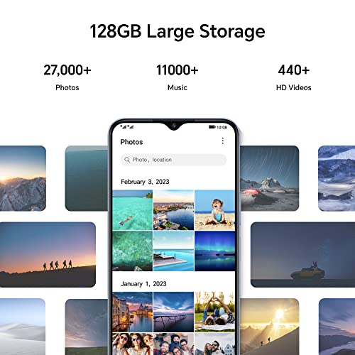 HONOR 70 Lite, Smartphone 5G, 4GB+128GB, 6,5” 90Hz FullView Display, 5000 mAh, Android 12, Dual SIM, Midnight Black