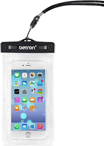 Waterproof Mobile Phone Case - IPX7 Dry Bag for iPhone, Samsung Galaxy, Google Pixel etc Clear