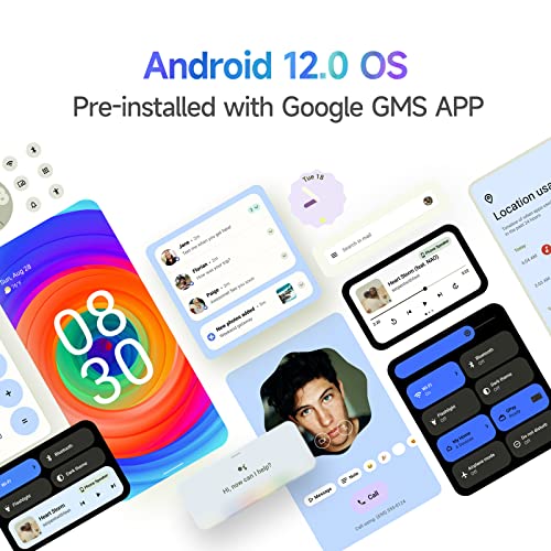 Mobile Phones Android 12, Ulefone Note 14 4G Phone Smartphone SIM Free Unlocked, 6.52” HD+ 4500mAh Triple Card Slots 16GB ROM 128GB Extension 3GB RAM 8MP Camera Dual SIM Face ID OTG, UK Version-Purple