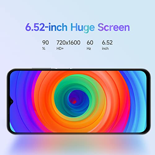 Mobile Phones Android 12, Ulefone Note 14 4G Phone Smartphone SIM Free Unlocked, 6.52” HD+ 4500mAh Triple Card Slots 16GB ROM 128GB Extension 3GB RAM 8MP Camera Dual SIM Face ID OTG, UK Version-Purple