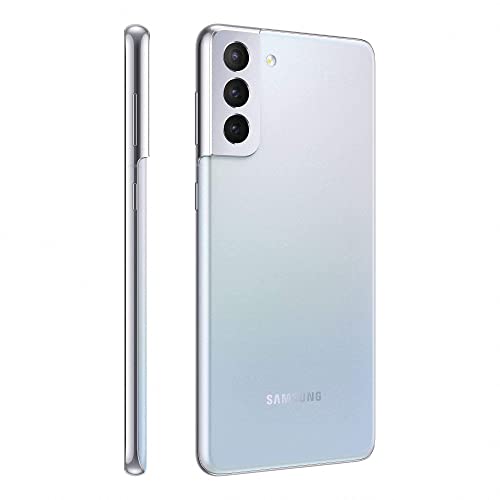 Samsung Galaxy S21+ 5G Smartphone SIM Free Android Mobile Phone Phantom Silver 128GB (UK Version) (Renewed)