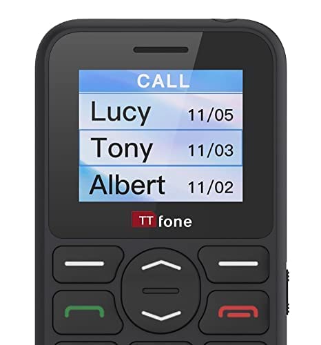 TTfone TT190 Big Button Basic Senior Unlocked Emergency Mobile Phone - Simple Cheapest Phone (with USB Cable)