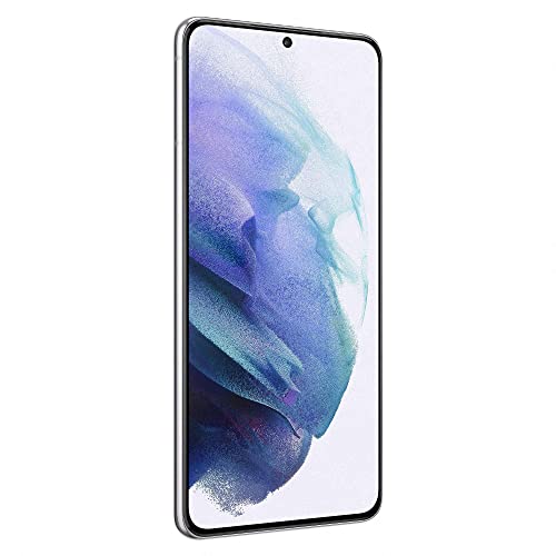 Samsung Galaxy S21+ 5G Smartphone SIM Free Android Mobile Phone Phantom Silver 128GB (UK Version) (Renewed)