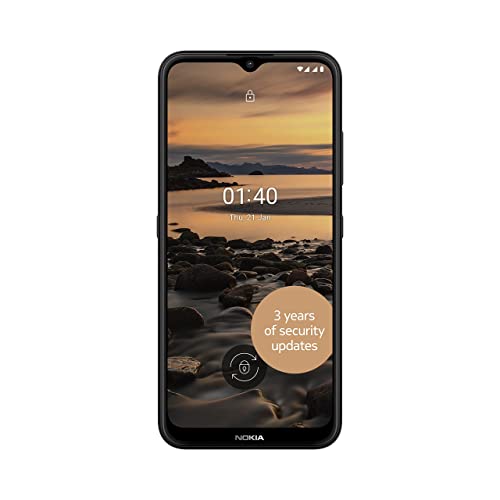 Nokia 1.4 6.51 Inch Android UK SIM Free Smartphone with 2 GB RAM and 32 GB Storage (Dual SIM) - Charcoal (Renewed)
