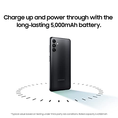 Samsung Galaxy A04s 6.5-inch Android Smartphone, Awesome Black 3 Year Warranty (UK Version)