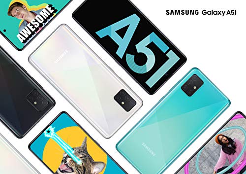 Samsung Galaxy A51 Mobile Phone; Sim Free Smartphone - Prism Crush Black, (UK Version)