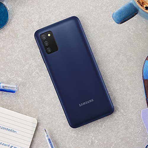Samsung Galaxy A03s Android Smartphone, 6.5-inch Infinity-V HD+ Display, 3GB RAM and 32GB of expandable internal memory, 5,000 mAh battery, Blue [UK Version]