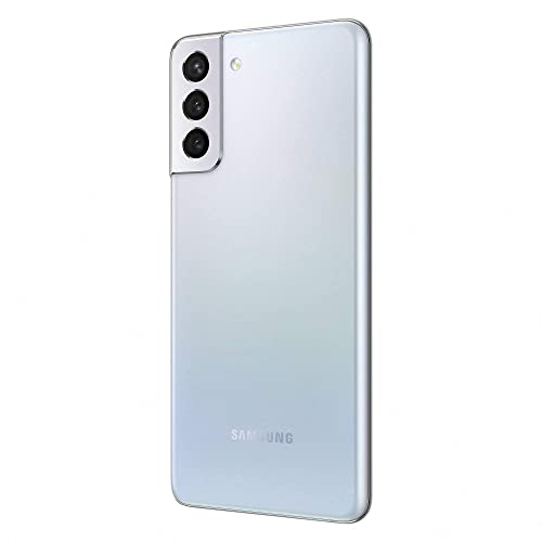 Samsung Galaxy S21+ 5G Smartphone SIM Free Android Mobile Phone Phantom Silver 128GB (UK Version) (Renewed)