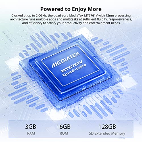 Blackview Mobile Phone, A55 Smartphone SIM Free Android Phones Unlocked, 6.528 inches HD+ Waterdrop Screen, 4G Dual SIM Android 11 Phone, 3GB RAM/SD 128GB, 4780mAh Battery, 8+5MP Camera, Face ID-Black