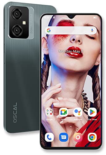 OSCAL C70 Mobile Phones SIM Free Unlocked, 10GB+128GB/SD 2TB Smartphone, 6.5" HD+ 90Hz Screen, 4G Dual SIM Android 12 Smartphone, 50MP+8MP Camera, 2.4G&5Gwifi, 5180mAh Battery, Fingerprint Face ID