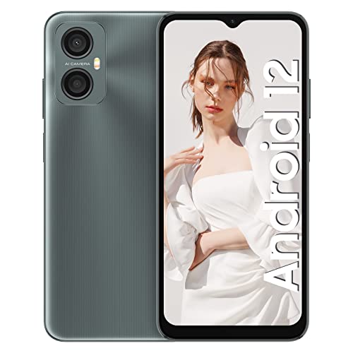 Blackview Mobile Phones Sim Free Unlocked, A52 Android 12 Phones, 3GB+32GB/TF1TB, Octa-Core, 13MP+5MP, 5180mAh, Dual SIM Smartphone, 6.517 inch HD+ IPS Screen, Face & Fingerprint Unlock-Polar Night