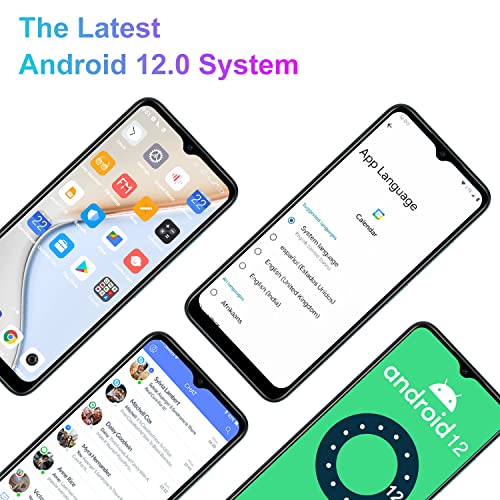 DOOGEE X98 Mobile Phones Sim Free Unlocked, Android 12 Smartphone, 16GB, 1TB Extension, 6.52 Inch HD+ Screen, 4200mAh Battery, 4G Dual SIM Phones, 8MP AI Camera, Face Unlock, OTG, GPS - Black