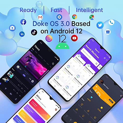 OSCAL C70 Mobile Phones SIM Free Unlocked, 10GB+128GB/SD 2TB Smartphone, 6.5" HD+ 90Hz Screen, 4G Dual SIM Android 12 Smartphone, 50MP+8MP Camera, 2.4G&5Gwifi, 5180mAh Battery, Fingerprint Face ID