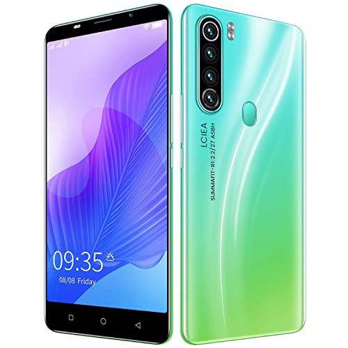 Kanredi Cheap Mobile Phones, 5.0" Android Smartphones, 4GB ROM(Scalable to 128GB), Dual Camera,3G/GSM Dual SIM Cell Phones (N80-Green)