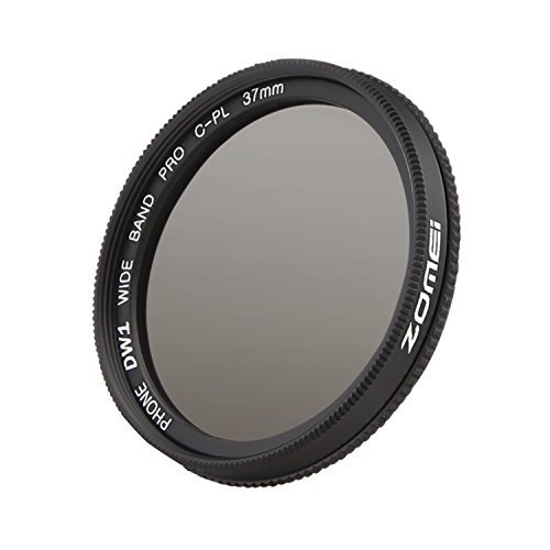 ZoMei 37MM Professional Cell Phone Camera Circular Polarizer CPL Lens for iPhone 6S / 6S Plus/Samsung Galaxy/Windows and Android Smartphones,4.6 x 4.4 x 1.9 inches
