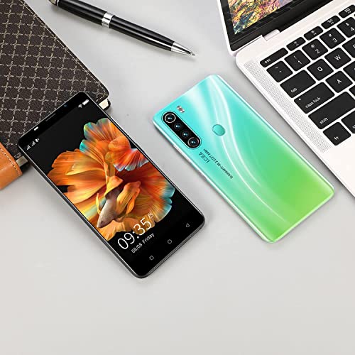 Kanredi Cheap Mobile Phones, 5.0" Android Smartphones, 4GB ROM(Scalable to 128GB), Dual Camera,3G/GSM Dual SIM Cell Phones (N80-Green)