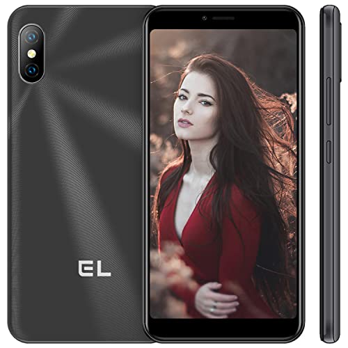 EL 4G Mobile Phone, YSL 6C Unlocked Cell Phone, SIM Free Unlock Android 8.1 Go Phone, Dual SIM Smartphone, 2500mAh Big Battery, 1GB RAM+16GB ROM, 8MP Rear Camera, 5.5 inches Full-Screen, Face ID
