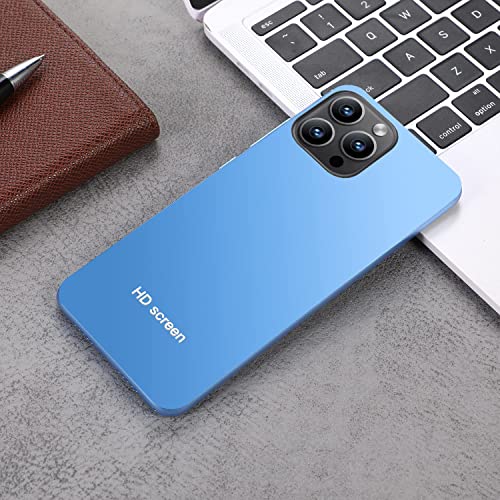 MsMga Cheap and Nice Smartphone, 4.7 inch IPS Display, Android Mobile Phone Unlocked, Dual SIM Dual Cameras,4GB ROM (Scalable to 32GB), Basic Cell Phones (IP13-Blue)