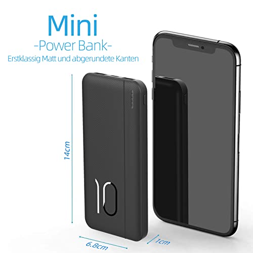 JONKUU Portable Charger 10000mAh, Power Bank Fast Charging External Battery Packs 2 Ports 4.8A Output, Backup for iPhone Samsung Android Mobile Phone Nintendo Switch and Tablets