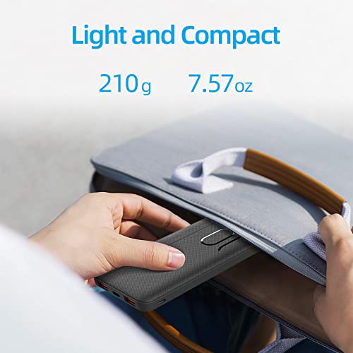 JONKUU Portable Charger 10000mAh, Power Bank Fast Charging External Battery Packs 2 Ports 4.8A Output, Backup for iPhone Samsung Android Mobile Phone Nintendo Switch and Tablets