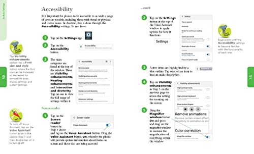 Android Phones for Seniors in easy steps, 3rd edition: Updated for Android version 10