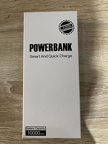 JONKUU Portable Charger 10000mAh, Power Bank Fast Charging External Battery Packs 2 Ports 4.8A Output, Backup for iPhone Samsung Android Mobile Phone Nintendo Switch and Tablets