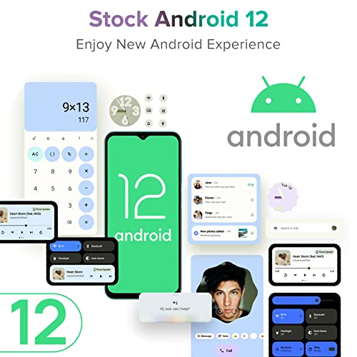 Ulefone Mobile Phones SIM Free Unlocked, 7GB RAM 128GB Extension Smartphone, 2023 Note 14, 4G Dual SIM, Android 12 Phone, 4500mAh Battery, Triple Card Slots, 6.52" Screen, 8MP Camera, Midnight Black