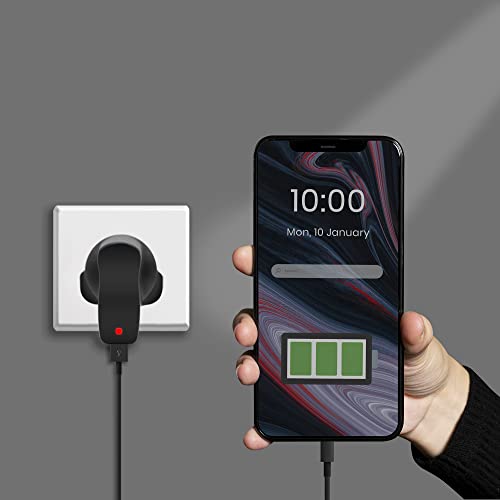 3 Pin Plug Mobile Phone Chargers For Android With Micro Usb Cable, Android Phone Charger With Micro Usb Plug Use As Samsung Chargers Smart Plug Uk, Samsung Phone, Usb Charger Cable Universal Plug.