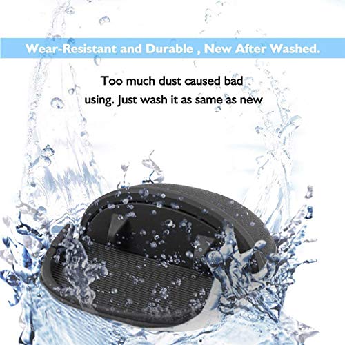 Car Phone Holder, Car Phone Mount Silicone Cell Phone Holder For Car Auto Nonslip Dashboard Mat for iPhone X Car Holder Compatible With iPhone, Samsung, Android Smartphones, GPS Devices & More, Black