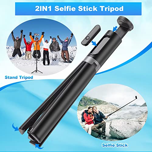 Portable 60" Smartphone Selfie Stick Tripod
