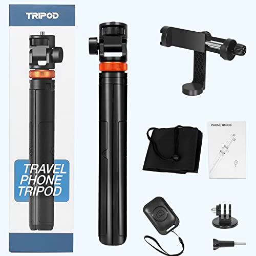 Selfie Stick Tripod with Bluetooth Remote,Ufanore 62"(157cm) Extendable Phone Tripod Stand,Stable Cell Phone Holder Compatible with iPhone 14 Pro Max 13 12/Android Phone/Camera