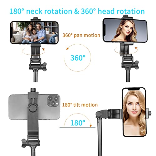 2-in-1 Phone Tripod and Selfie Stick with Remote and Holder