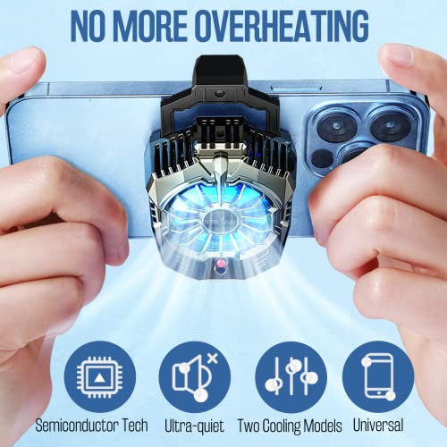 Universal Smartphone Cooling Fan for Gaming and Streaming