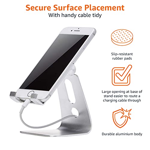 Adjustable Universal Smartphone Stand | Silver