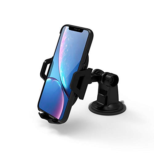 Arteck Car Mount, Universal Mobile Phone Car Mount Holder 360° Rotation for Auto Windshield and Dash, for Cell Phones Apple iPhone 14, 14 Pro, 13, 13 Pro, 12, 11, Xr, Xs, Android Smartphone, GPS