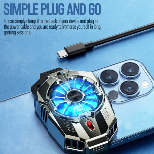 Universal Smartphone Cooling Fan for Gaming and Streaming