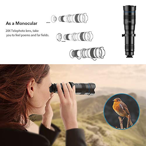 28X Telephoto Lens for Smartphone Photography