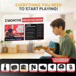 Pyle 39" Electric Guitar Starter Kit with Amp