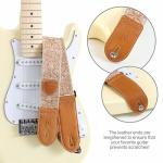 Nefelibata Vintage Woven Guitar Strap with Picks & Locks