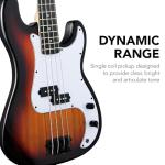 Beginner Full Size 4-String Electric Bass Guitar