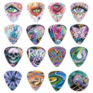 Cobahom 45pcs Celluloid Guitar Picks Set