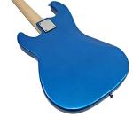 Stedman Beginner Bass Guitar Bundle with Amp - Blue