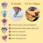 Cobahom 45pcs Celluloid Guitar Picks Set