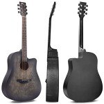 WINZZ 41" Acoustic Guitar Beginner Bundle with Lessons