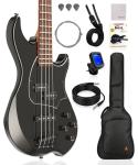 AKLOT Beginner Electric Bass Guitar Kit with Accessories