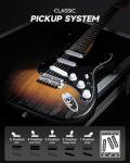 DONNER DST-80 39” Electric Guitar Beginner Kit