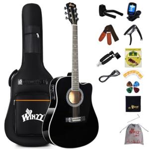 Winzz 41" Acoustic-Electric Guitar Starter Kit