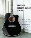 Winzz 41" Acoustic-Electric Guitar Starter Kit
